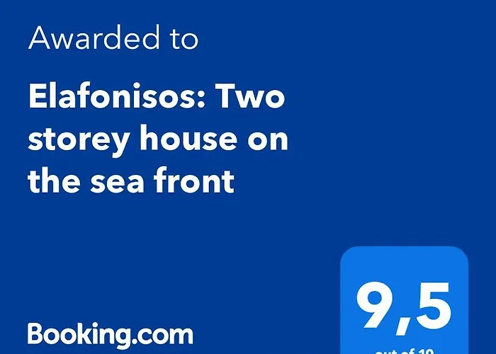Elafonisos: Two Storey House On The Sea Front Elafonissos